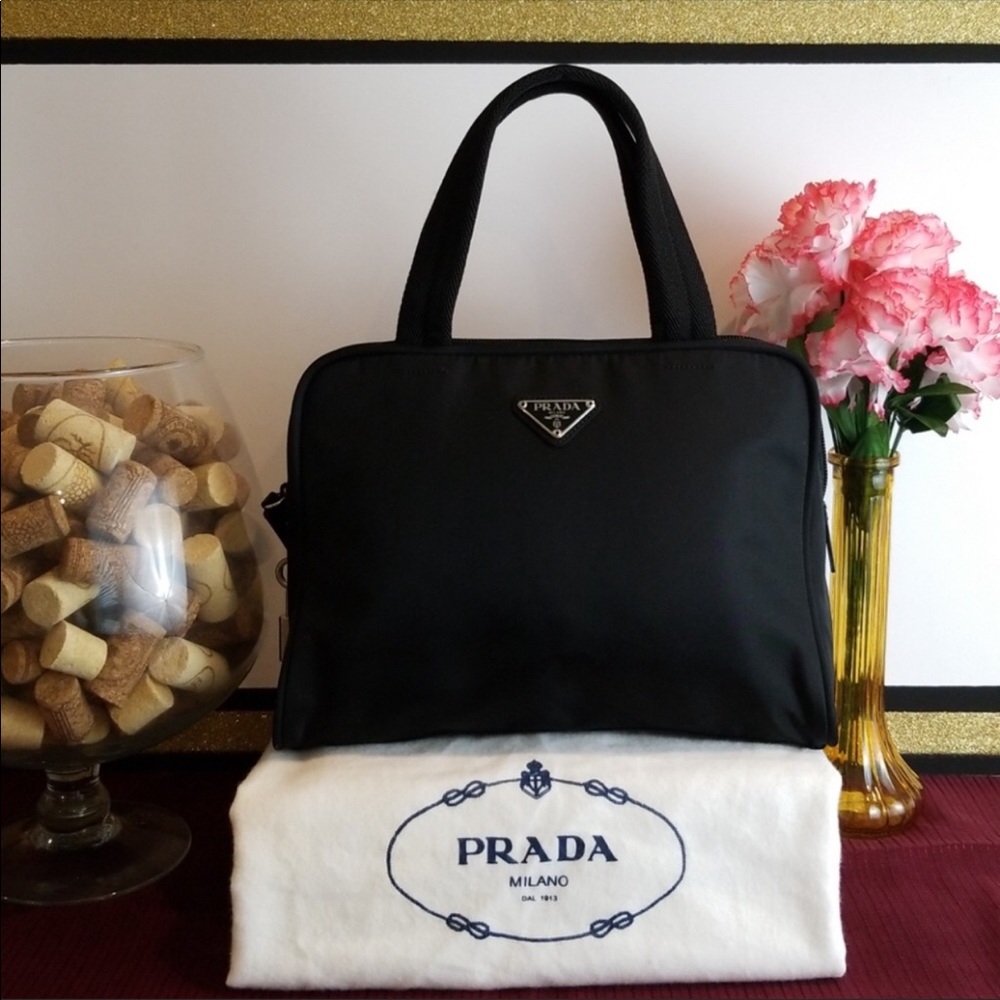Prada top handle bag